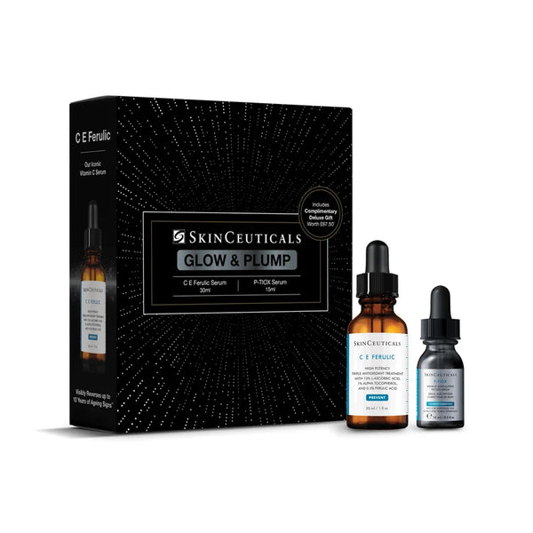 SkinCeuticals Christmas Gift Set - Glow & Plump - CE Ferulic 30ml & P-Tiox Serum 15ml
