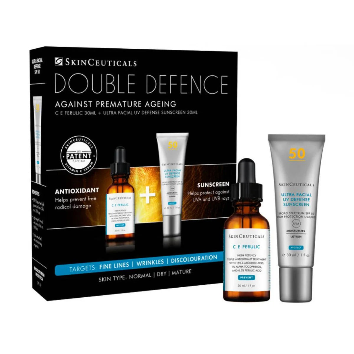 Double Defence  C E Ferulic & Ultra Facial Defense